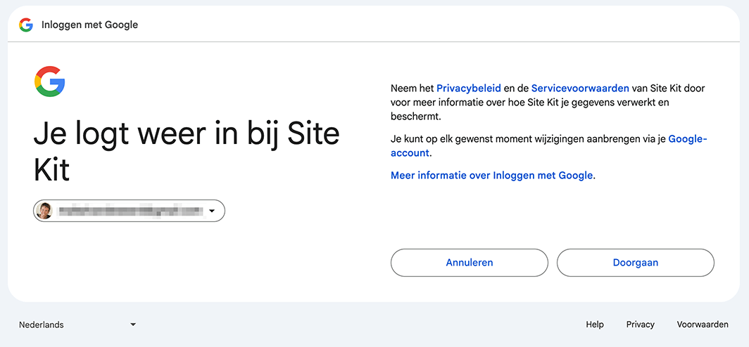 Inloggen met een Google-account